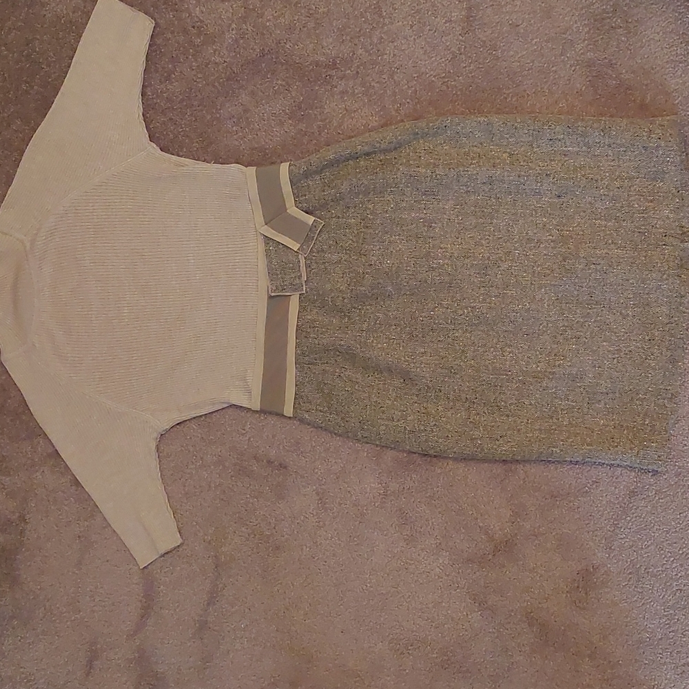 Unique Sweater-Skirt Dress